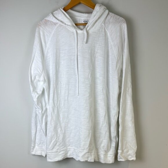 Vince White Lightweight Hoodie Size XL - Picture 1 of 5